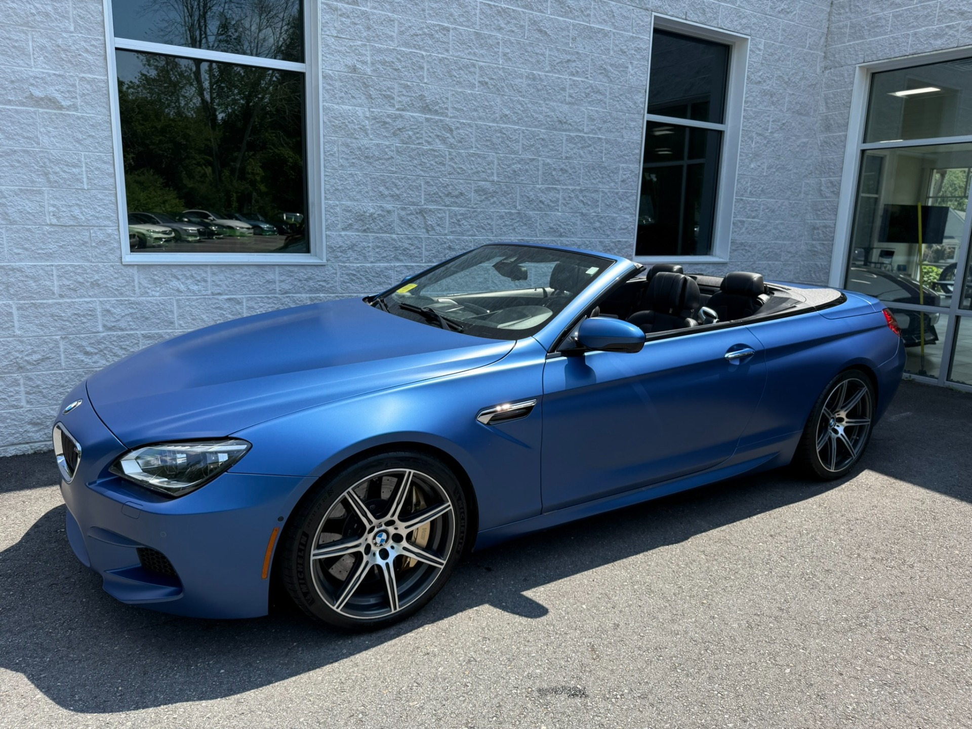 Frozen Blue Metallic 2014 BMW M6 Convertible RWD Convertible Rear-Wheel Drive 7-Speed Automatic